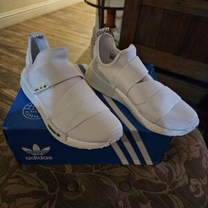 Adidas NMD white sneakers